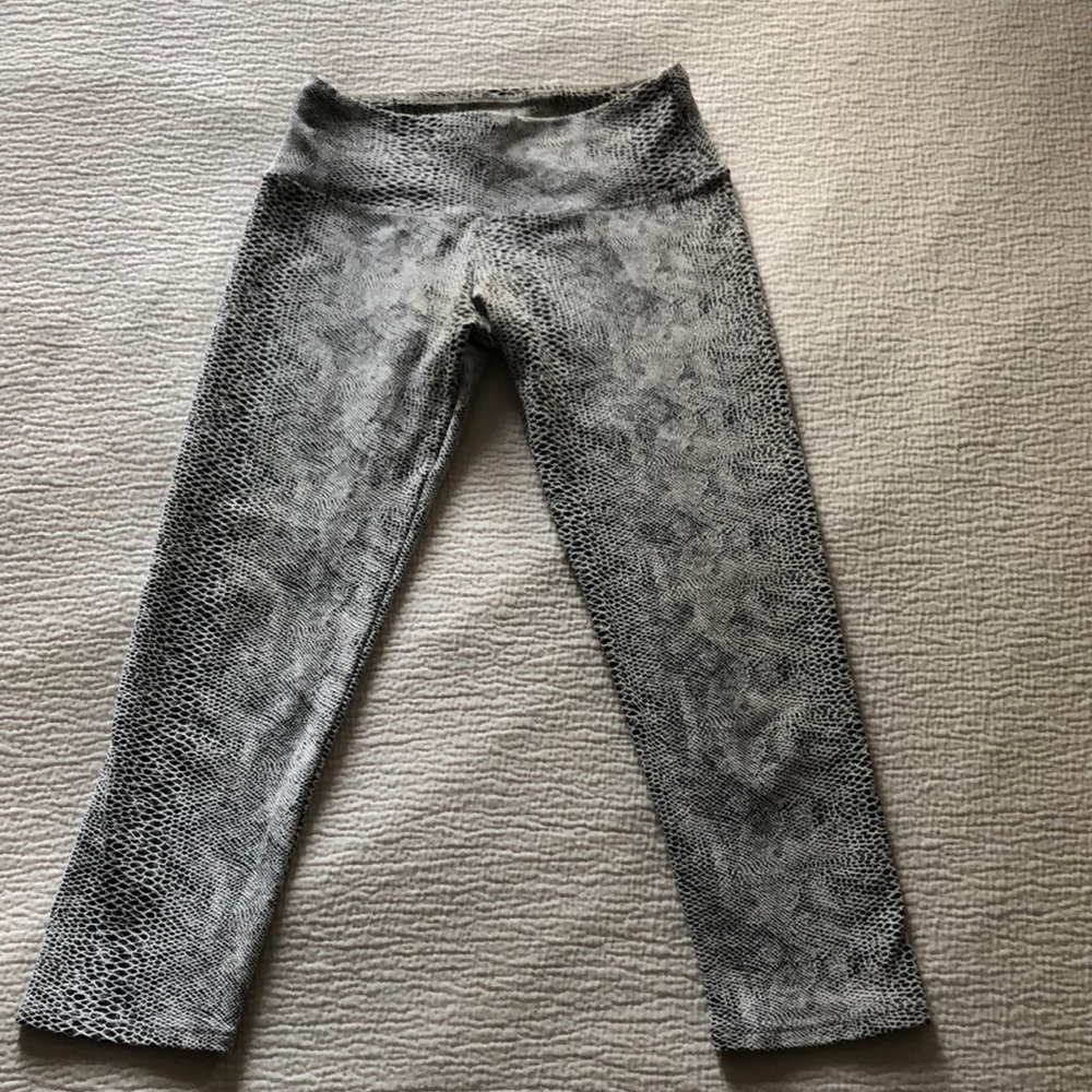 Bandier snake skin workout pants